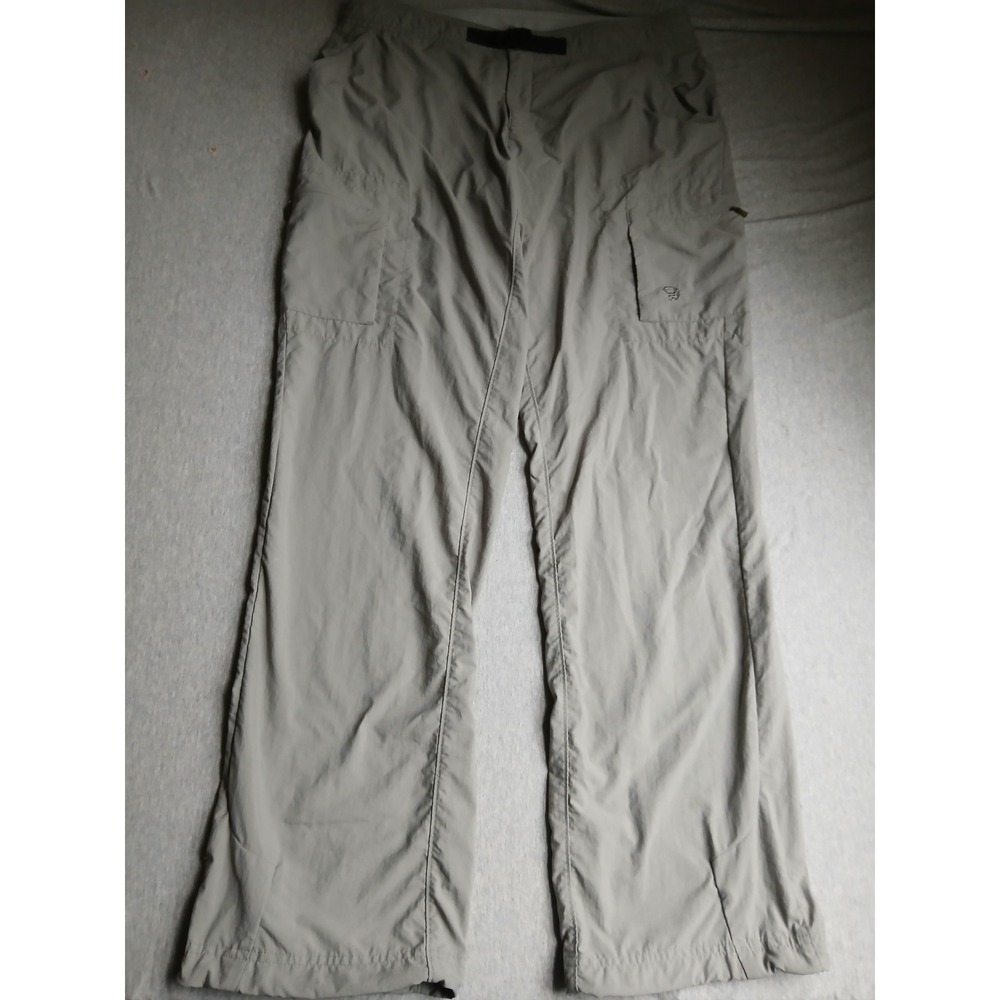 Mountain Hardwear Pants Womens 12 Long Cargo Belted Outdoor Hiking Gorpcore